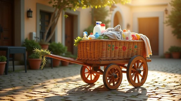 Chariot de ménage avec grande contenance avec best hygiène